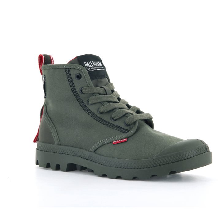 Pánské Boty Palladium Pampa Dare 2 Survive Olivy Zelené | CZ AWI-79H